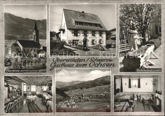 Oberwinden Elztal Gasthaus zum Ochsen Pfarrkirche Hoernleberg Spitzbubenbrunnen