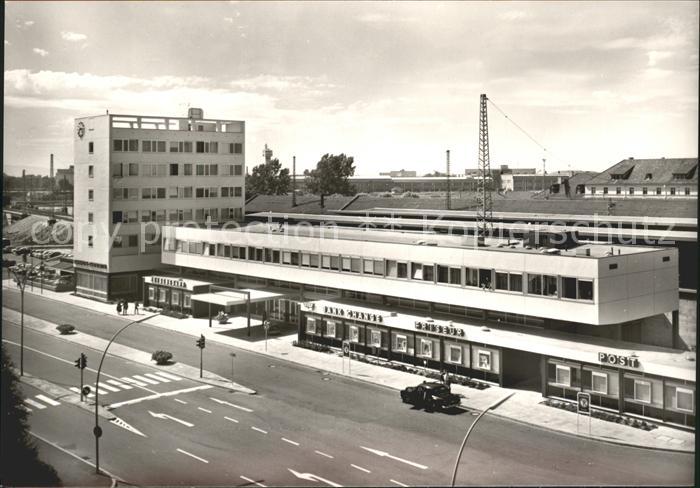 Kehl Rhein Grenzbahnhof Post Friseur Bank Change
