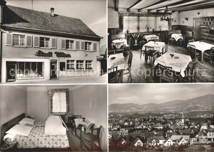 Achern Baden Gasthof Metzgerei Stadt Wien