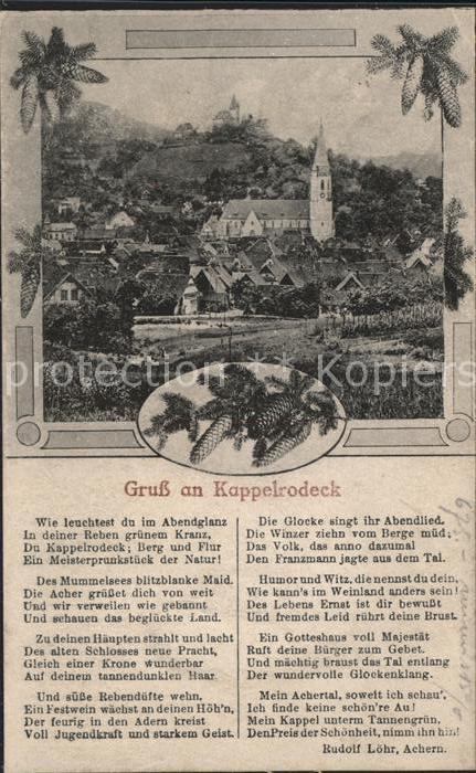 Kappelrodeck Gedicht Tannenzapfen