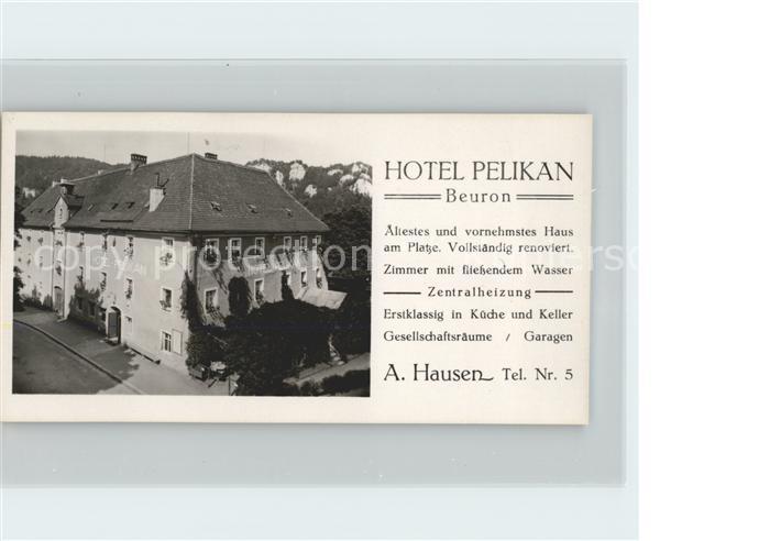 Beuron Donautal Hotel Pelikan