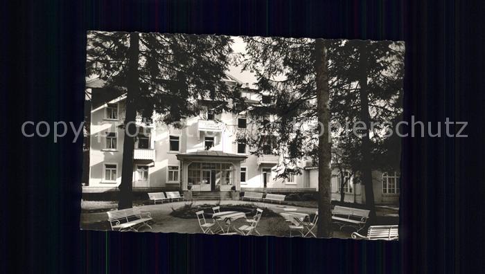 Todtmoos Schwarzwald BW Kurhaus Garten