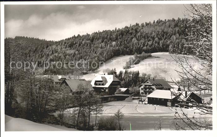 Todtmoos Schwarzwald BW Ortsansicht