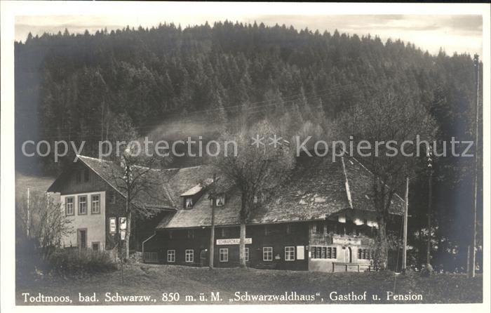 Todtmoos Schwarzwald BW Schwarzwaldhaus Gasthof Pension