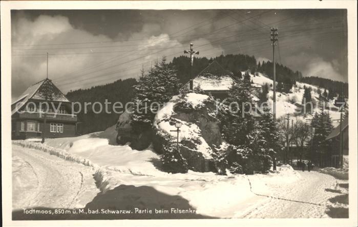 Todtmoos Schwarzwald BW Felsenkreuz