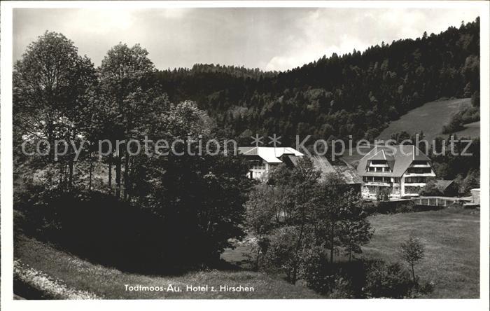 Au Todtmoos Hotel z. Hirschen