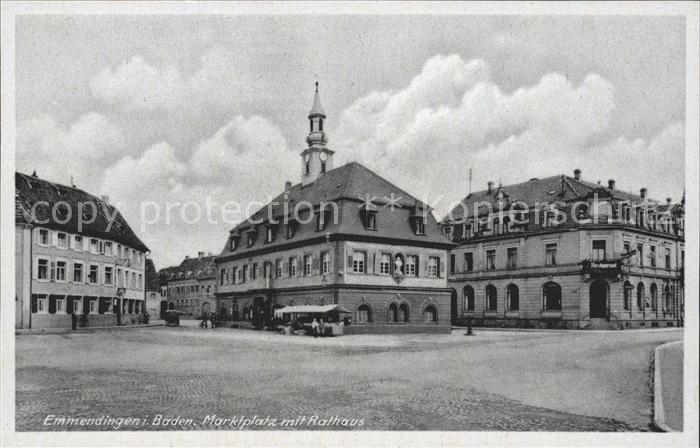 Emmendingen Marktplatz Rathaus