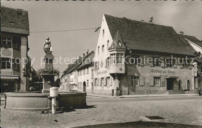 Kenzingen Hauptstrasse Brunnen