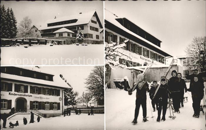 uehlingen-Birkendorf Kindersanaatorium Klaus-Andreas-Heim Kinder Ski Schlitten