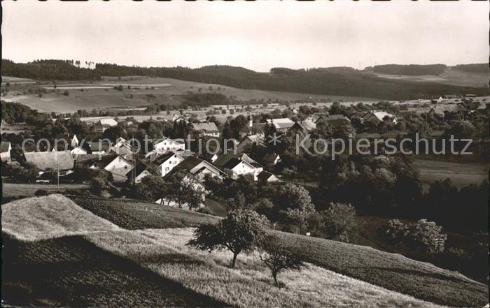 uehlingen-Birkendorf Gasthaus Pension Posthorn Ortsansicht