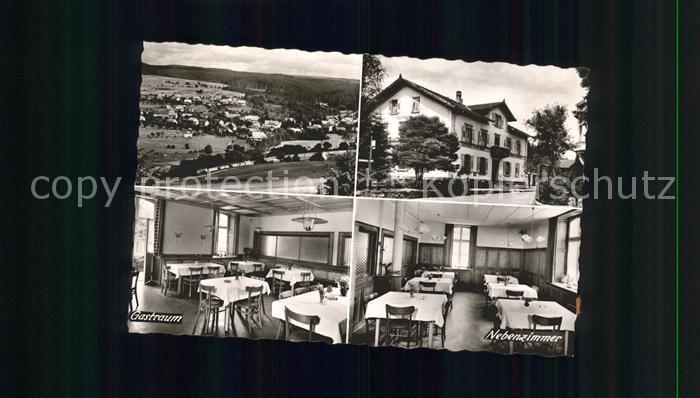 uehlingen-Birkendorf Gasthaus Pension zum Posthorn Nebenzimmer Gastraum Ortsansi