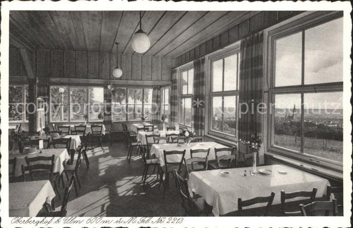 Ulm Donau Oberberghof Restaurant