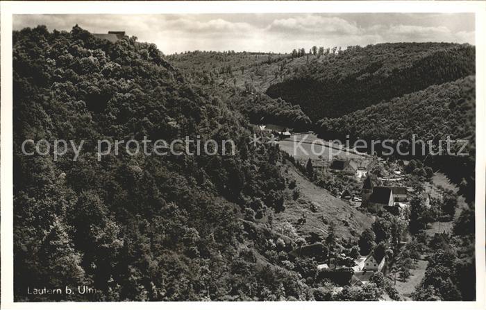 Lautern Blaustein Ortsansicht