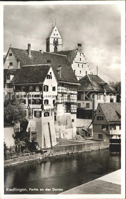 Riedlingen Donau Partie an der Donau