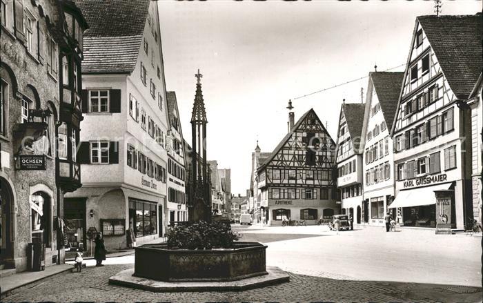 Riedlingen Donau Marktplatz Brunnen