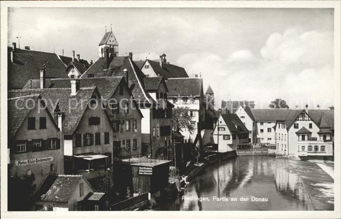 Riedlingen Donau Partie an der Donau