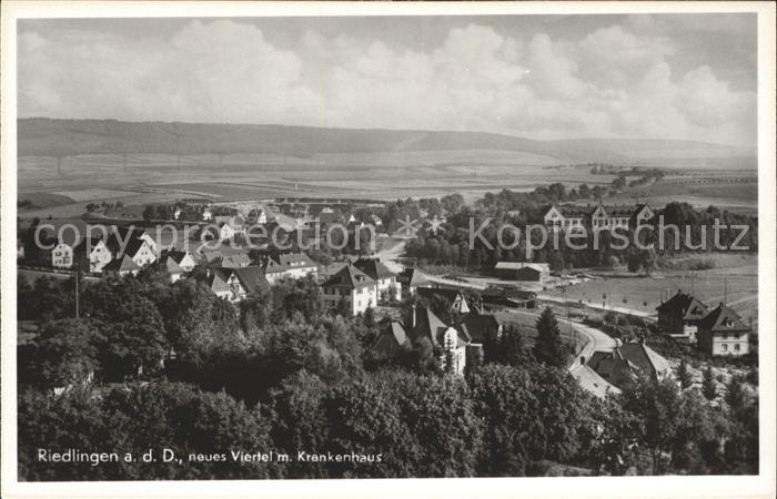 Riedlingen Donau neues Viertel Krankenhaus