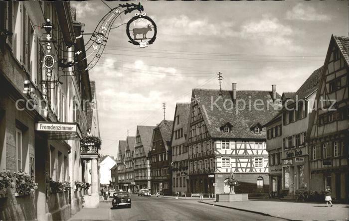 Mengen Wuerttemberg Strassenansicht