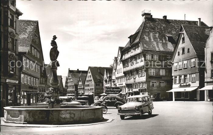 Biberach Riss Marktplatz Brunnen