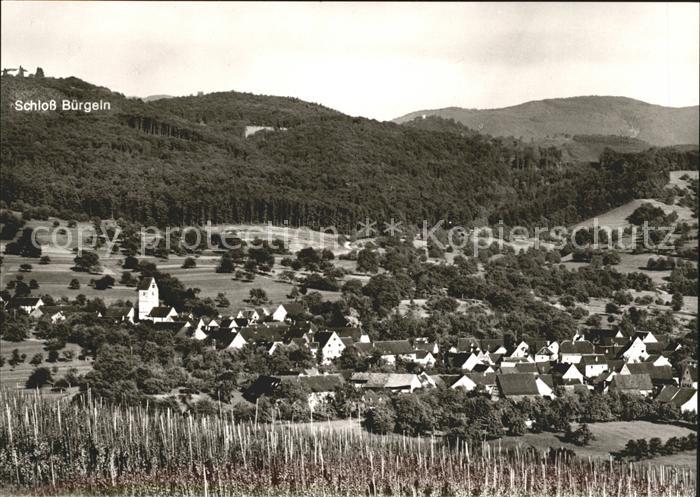 Obereggenen Graf's Weinstube Ortsansicht  Schloss Buergeln