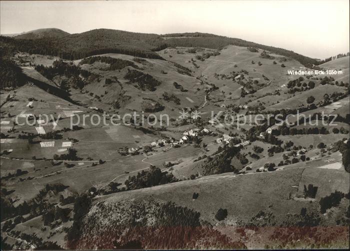 Wieden Schwarzwald Fliegeraufnahme Blick Wiedener Eck