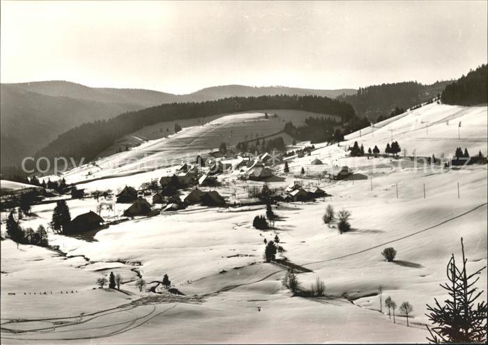 Todtmoos Schwarzwald BW Schwarzwald-Pension Skispuren