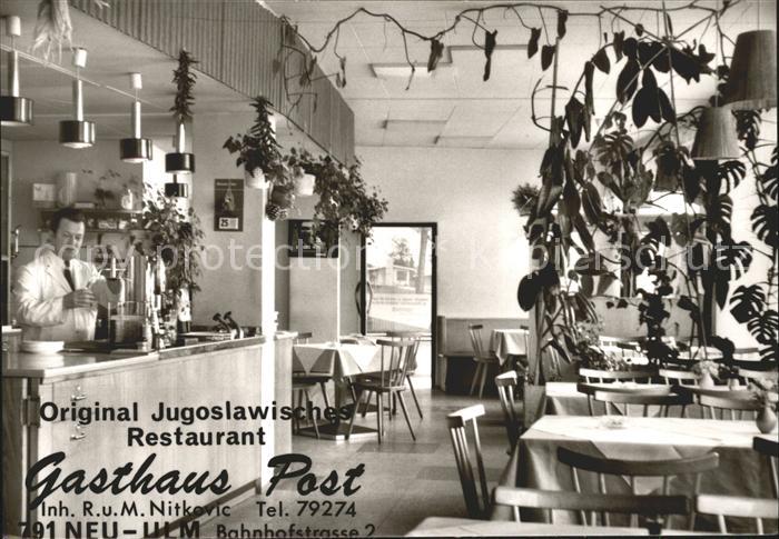 Neu-Ulm Jugoslawisches Restaurant Gasthaus Post