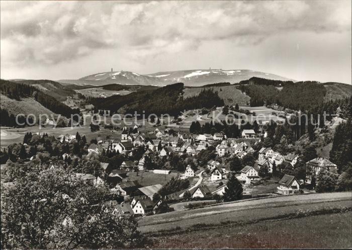 Lenzkirch Hochschwarzwald BW Blick Feldberg