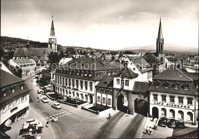 Emmendingen Kirchen Cafe Eichkorn Strassenansicht