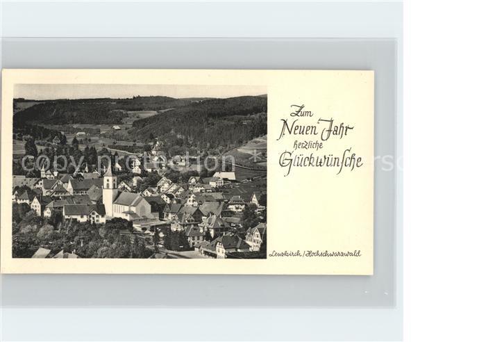 Lenzkirch Hochschwarzwald BW Glueckwuensche Neuen Jahr Ortsansicht