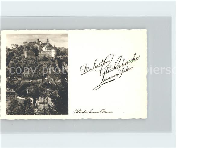 Heidenheim Brenz Glueckwuensche Weihnachten Neuen Jahr Ortsansicht