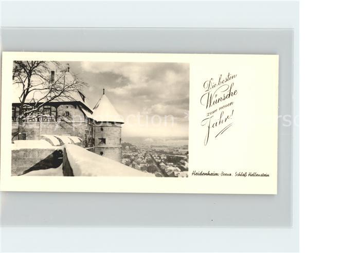 Heidenheim Brenz Glueckwuensche Weihnachten Neuen Jahr Schloss Hellenstein