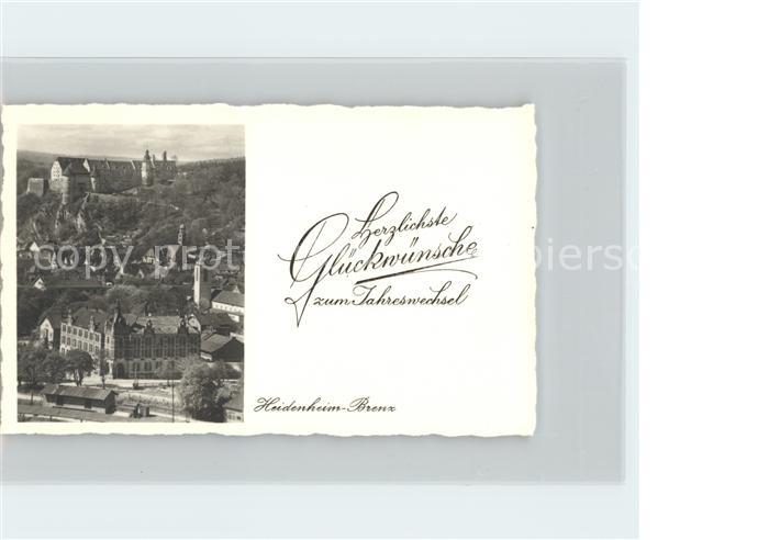 Heidenheim Brenz Glueckwuensche Weihnachten Neuen Jahr Ortsansicht
