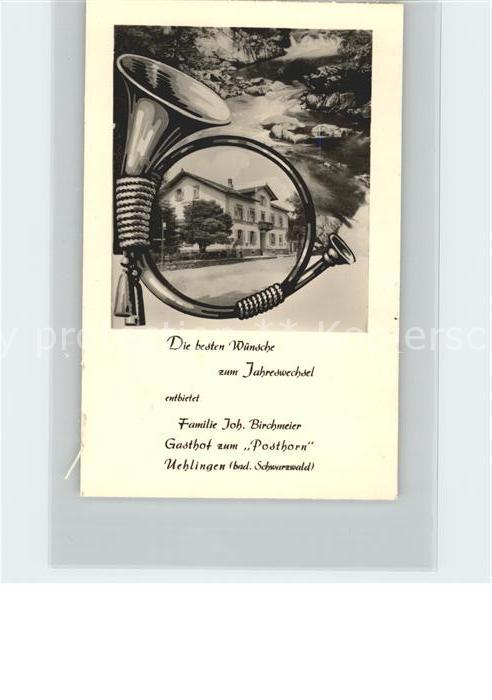 uehlingen-Birkendorf Glueckwuensche Weihnachten Neuen Jahr Musikinstrument