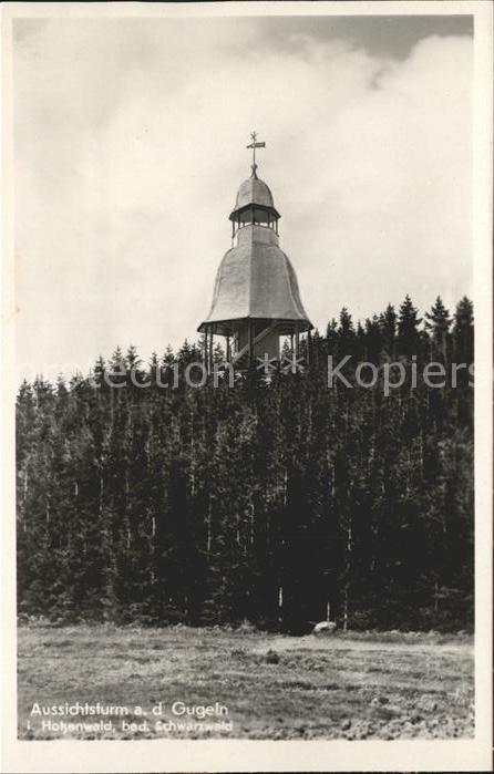 Schwarzwald Aussichtsturm an der Gugeln Hotzenwald