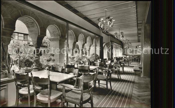 Feuchtwangen Cafe am Kreuzgang Fritz Kong