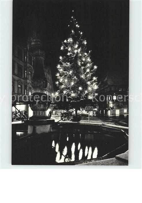 Biberach Riss Marktplatz Tannenbaum Brunnen