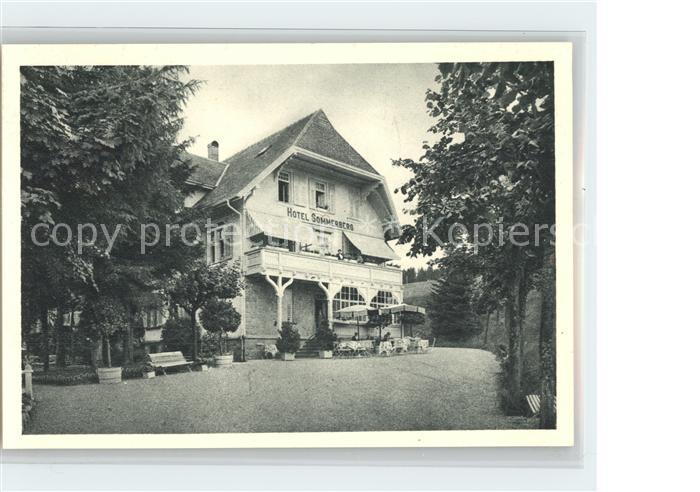 Schoenwald Schwarzwald Hotel Sommerberg