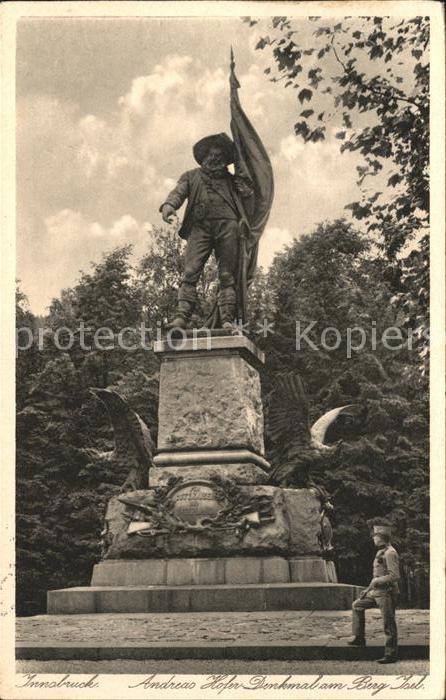 Innsbruck Andreas Hofer Denkmal am Berg Isel