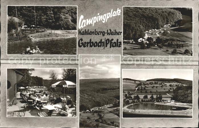 Gerbach Pfalz Campingplatz Gaststaette Kahlenberg-Weiher