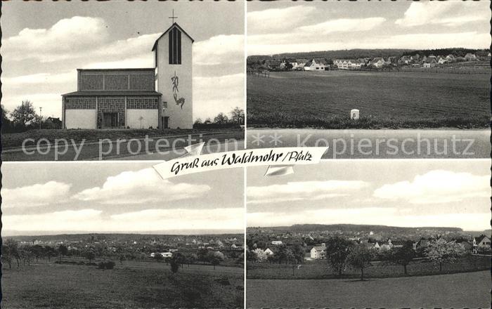 Waldmohr Kirche Ortsansichten