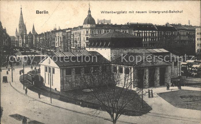 BERLIN  CITY Wittenbergplatz neuem Untergrund-Bahnhof