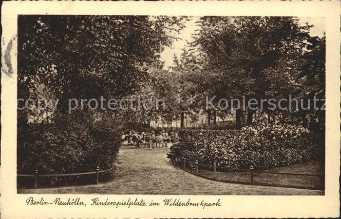 BERLIN  CITY Kinderspielplatz Wildenbruchpark
