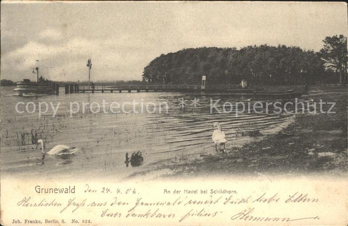 Grunewald Berlin An der Havel Schildhorn