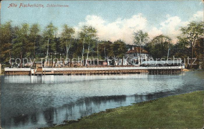 BERLIN CITY Alte Fischerhuette Schlachtensee