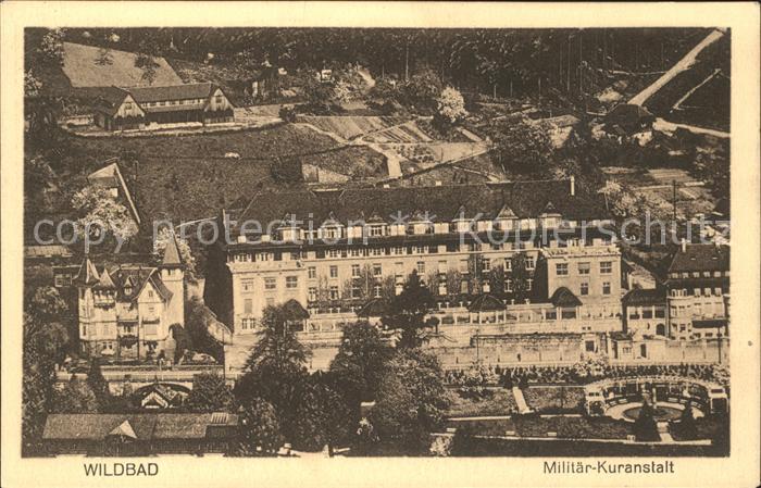 Wildbad Schwarzwald Militaer-Kuranstalt