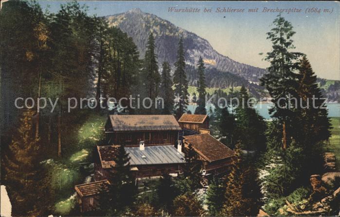 Schliersee Wurzhuette Brecherspitze