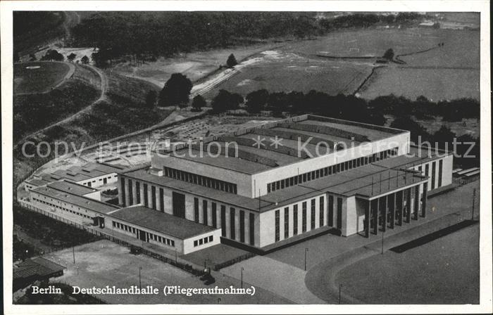 BERLIN  CITY Deutschlandhalle Fliegeraufnahme