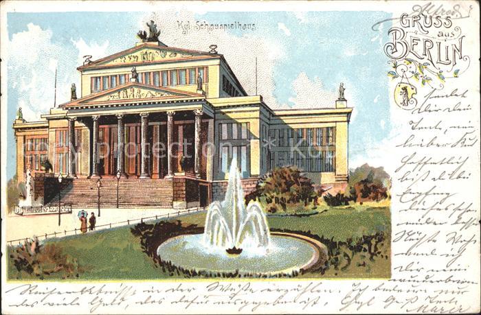 BERLIN  CITY Kgl. Schauspielhaus