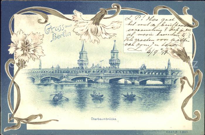 BERLIN  CITY Oberbaumbruecke Boote